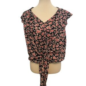 Collective Concepts Wrap Floral Top